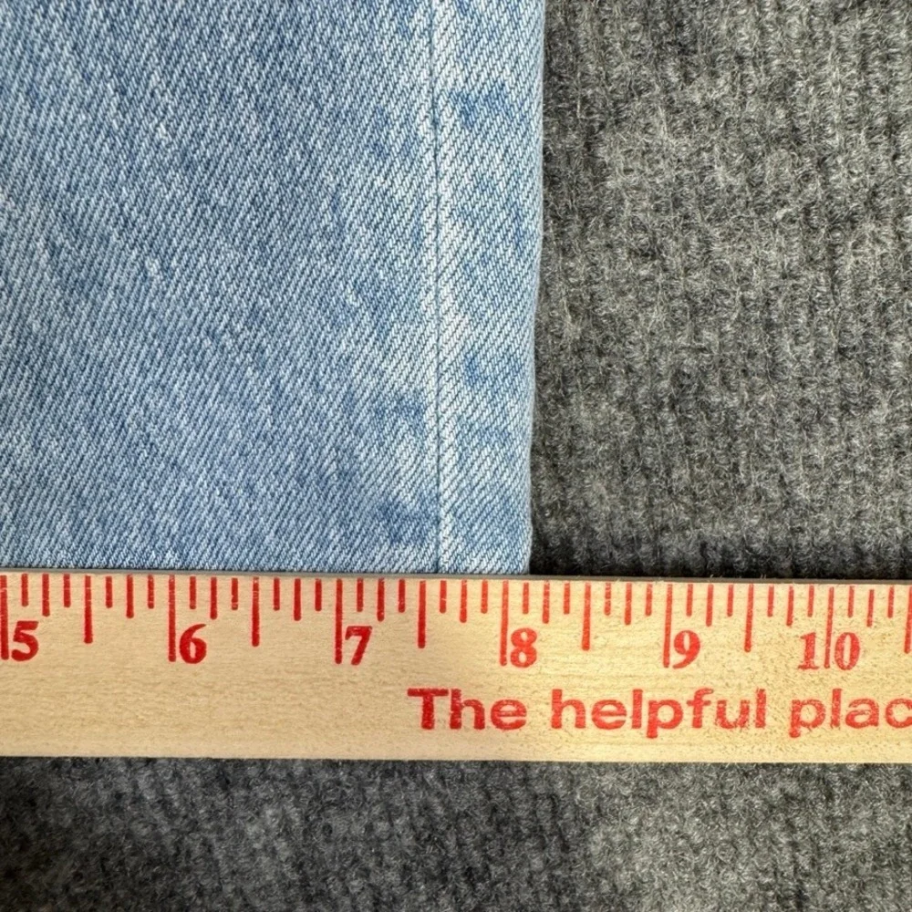 Levis 501 Original Fit Jeans Mens Light Wash Straight Leg Button Fly Denim